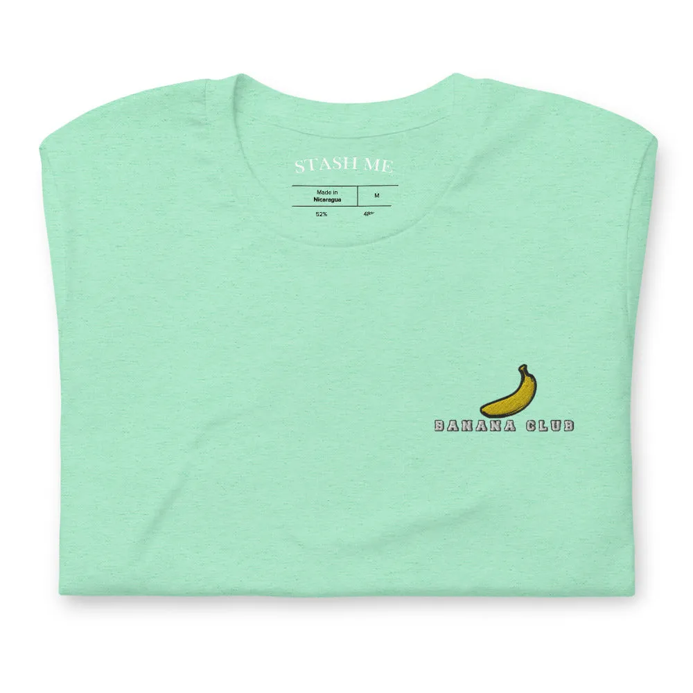 Banana Club - Embroidered Banana Club T-Shirt