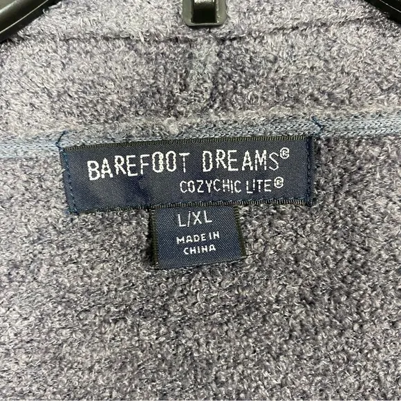 Barefoot Dreams Cozy Chic Lite Island Wrap Pacific Blue Cardigan