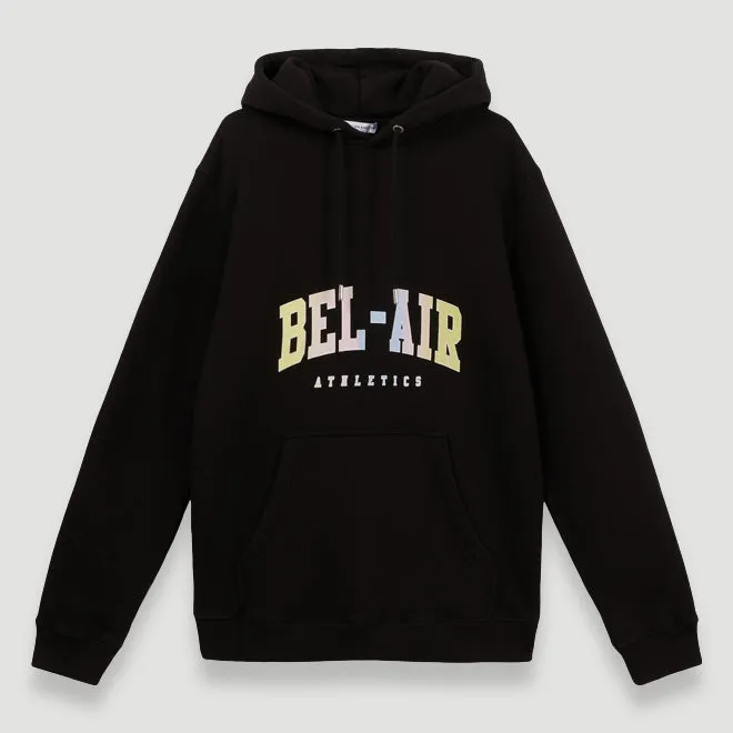 Bel-Air Athletics Men College Regular Hoodie Pastel Black