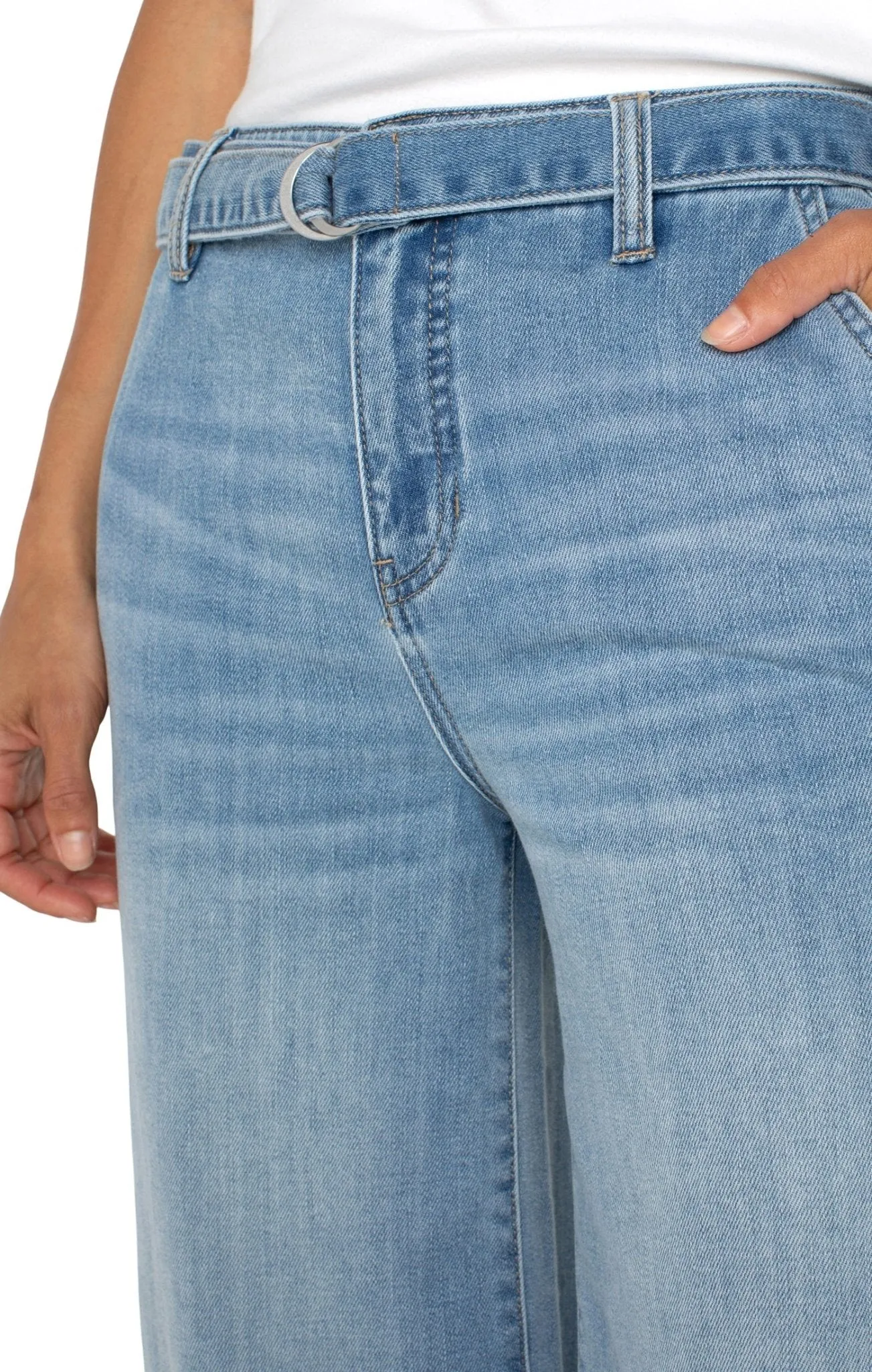 Belted High Rise Super Stride