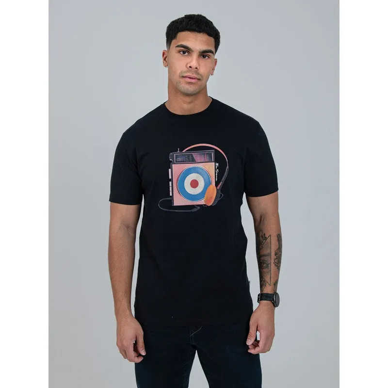 Ben Sherman - Portable Radio Tee Shirt Black