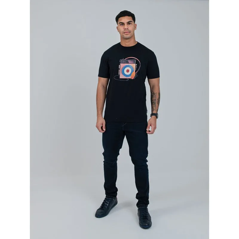 Ben Sherman - Portable Radio Tee Shirt Black