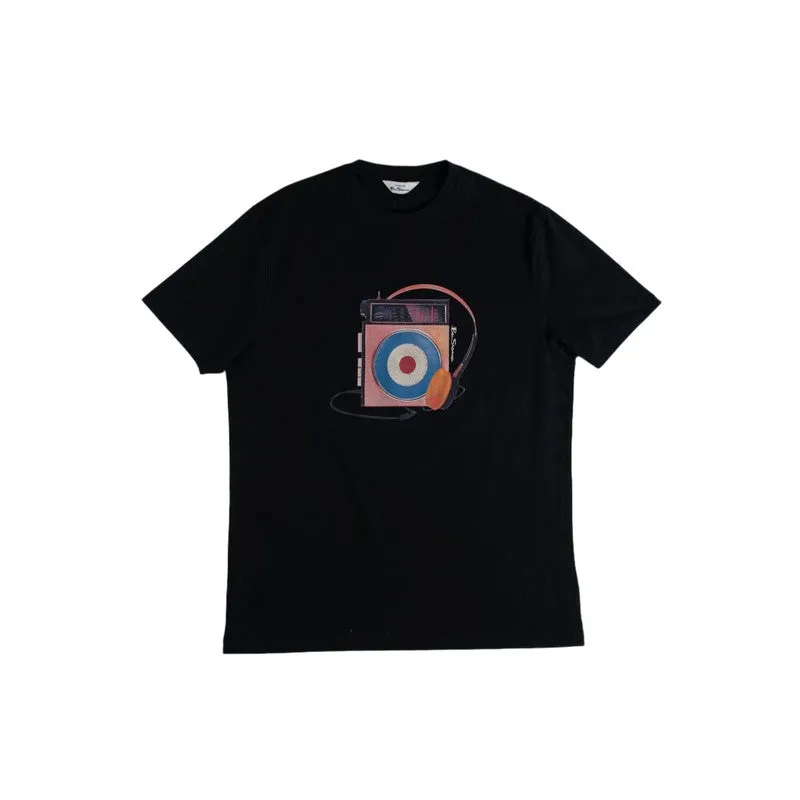 Ben Sherman - Portable Radio Tee Shirt Black