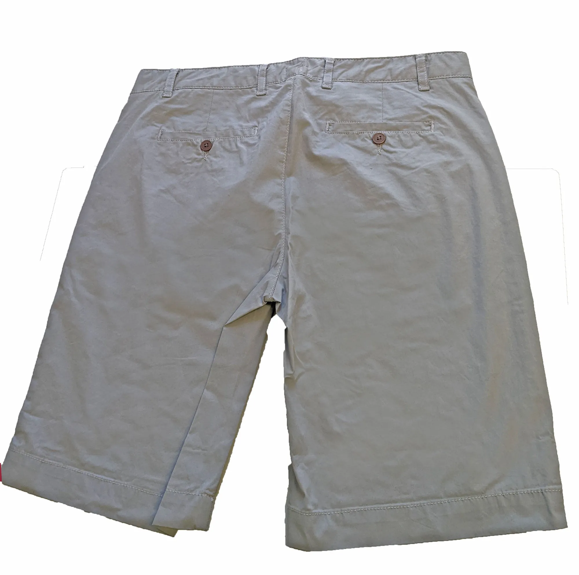 Benson Men's Pale Blue Garment Dyed Chino Shorts WS02S Size 34 NWT