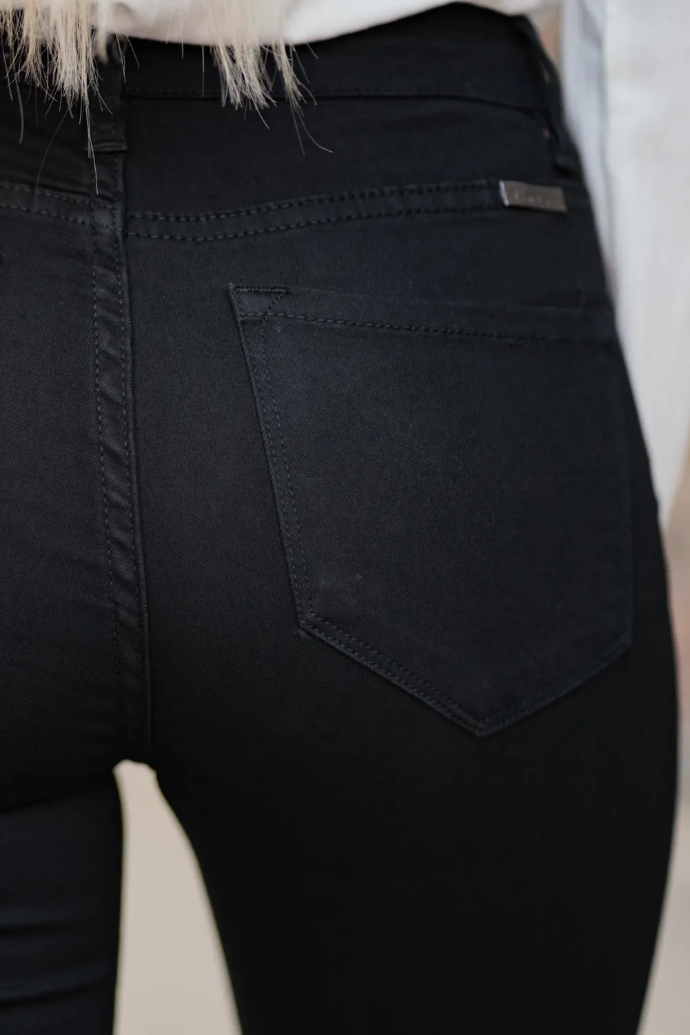 Betty High Rise Fray Hem Skinny