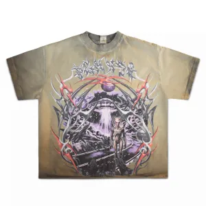 BGK Xenovoid Acid Wash T-Shirt - Rust