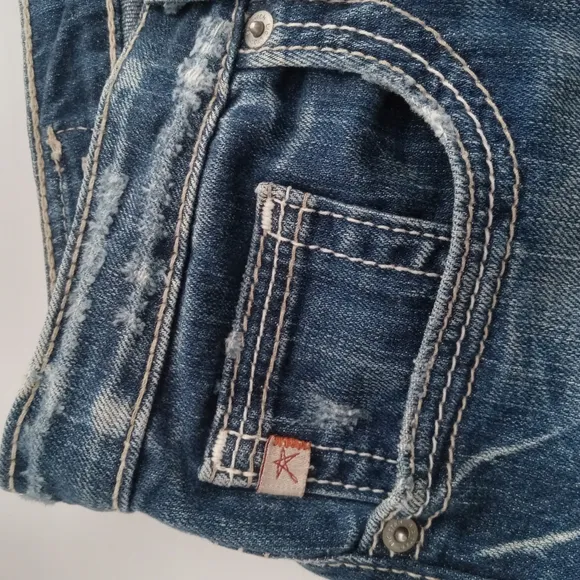 BIG STAR MADDIE 19 WOMEN'S BLUE JEANS SIZE 34 WAIST (TAG SAYS 30 REG.) BOOTCUT