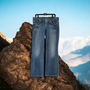 BIG STAR MADDIE 19 WOMEN'S BLUE JEANS SIZE 34 WAIST (TAG SAYS 30 REG.) BOOTCUT