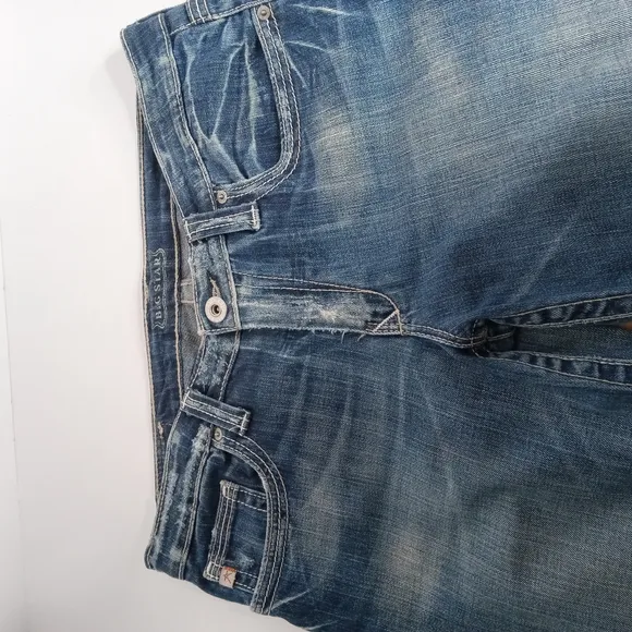BIG STAR MADDIE 19 WOMEN'S BLUE JEANS SIZE 34 WAIST (TAG SAYS 30 REG.) BOOTCUT