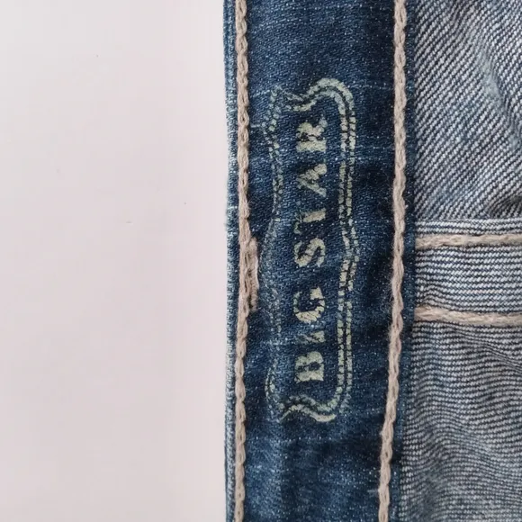 BIG STAR MADDIE 19 WOMEN'S BLUE JEANS SIZE 34 WAIST (TAG SAYS 30 REG.) BOOTCUT