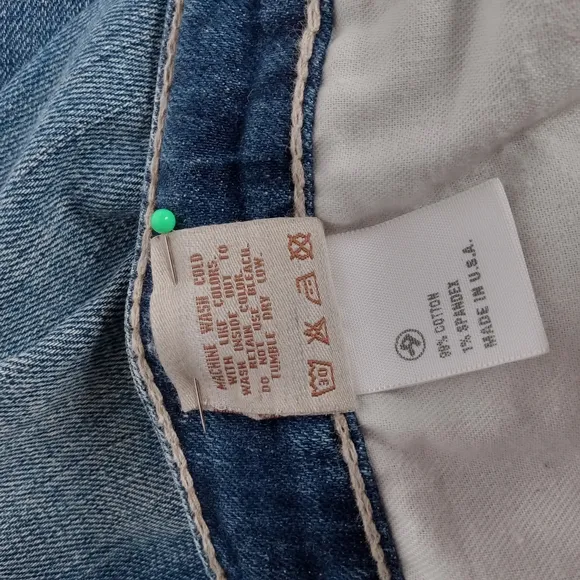 BIG STAR MADDIE 19 WOMEN'S BLUE JEANS SIZE 34 WAIST (TAG SAYS 30 REG.) BOOTCUT