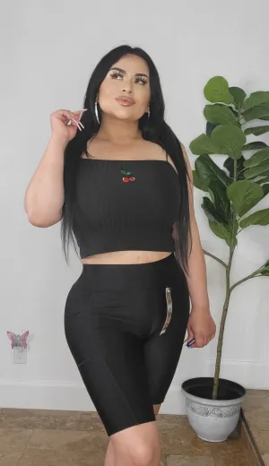 Biker short BLACK