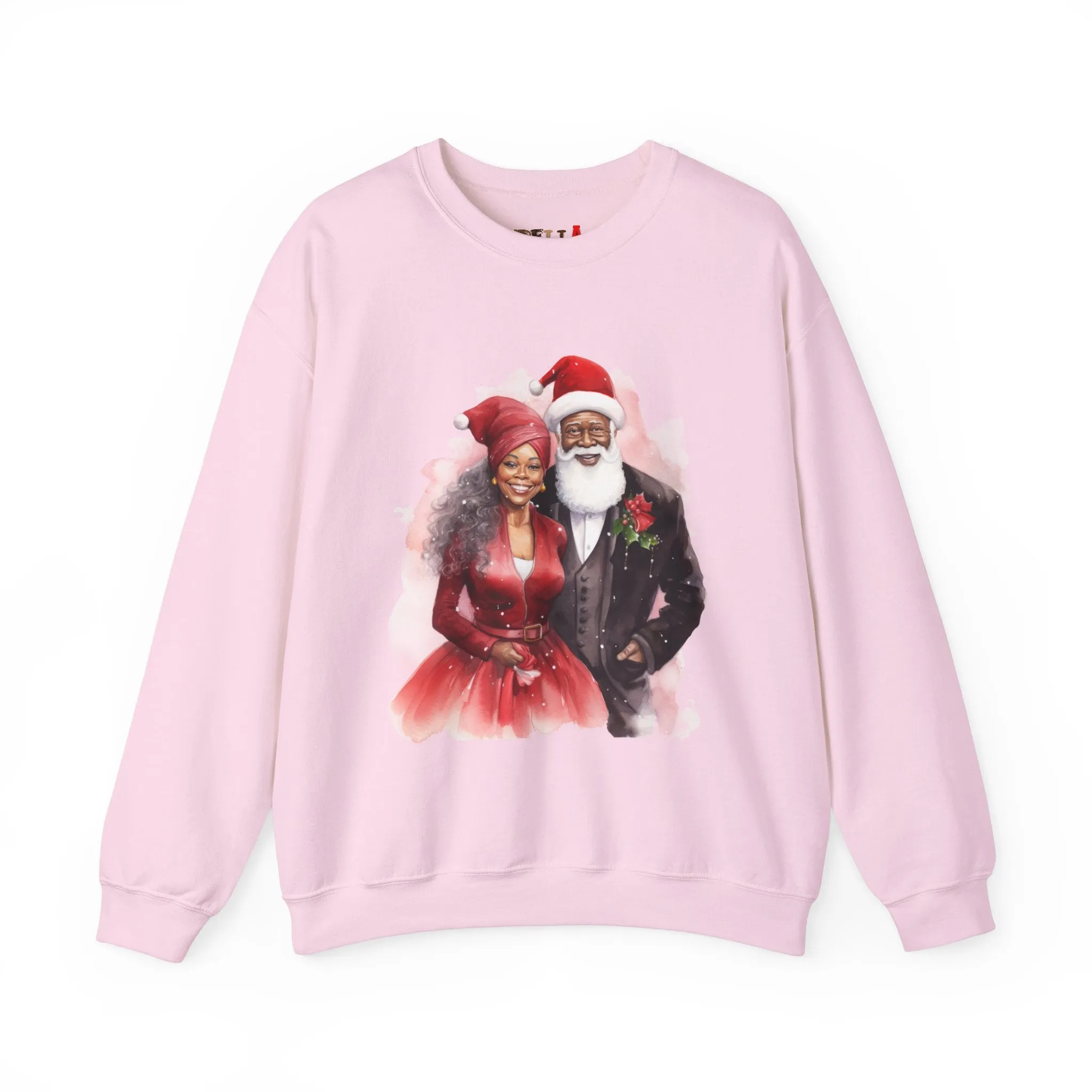 Black Santa 16 Unisex Heavy Blend™ Crewneck Sweatshirt