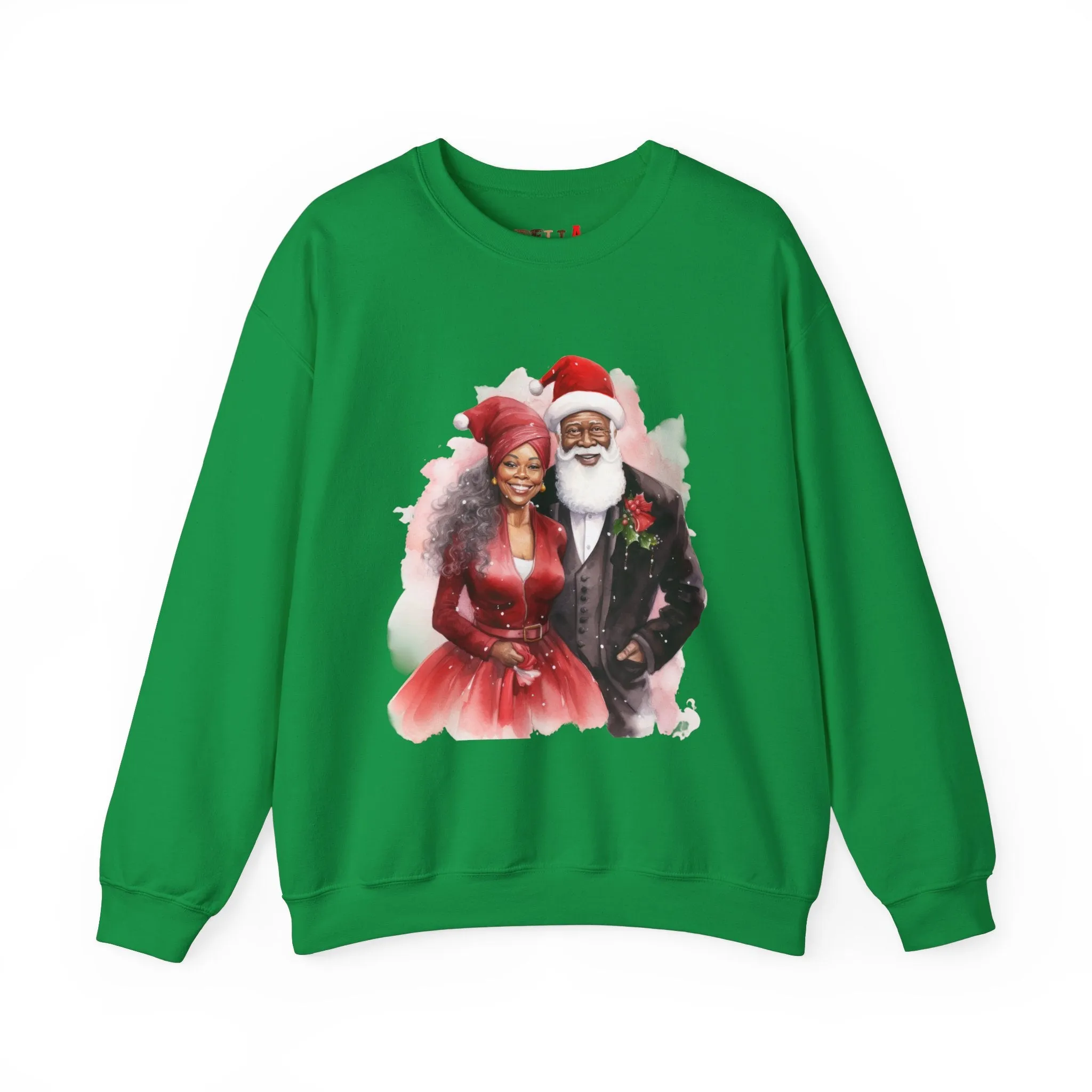 Black Santa 16 Unisex Heavy Blend™ Crewneck Sweatshirt