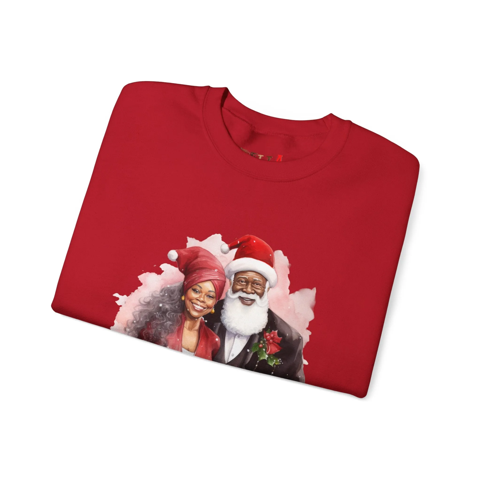 Black Santa 16 Unisex Heavy Blend™ Crewneck Sweatshirt