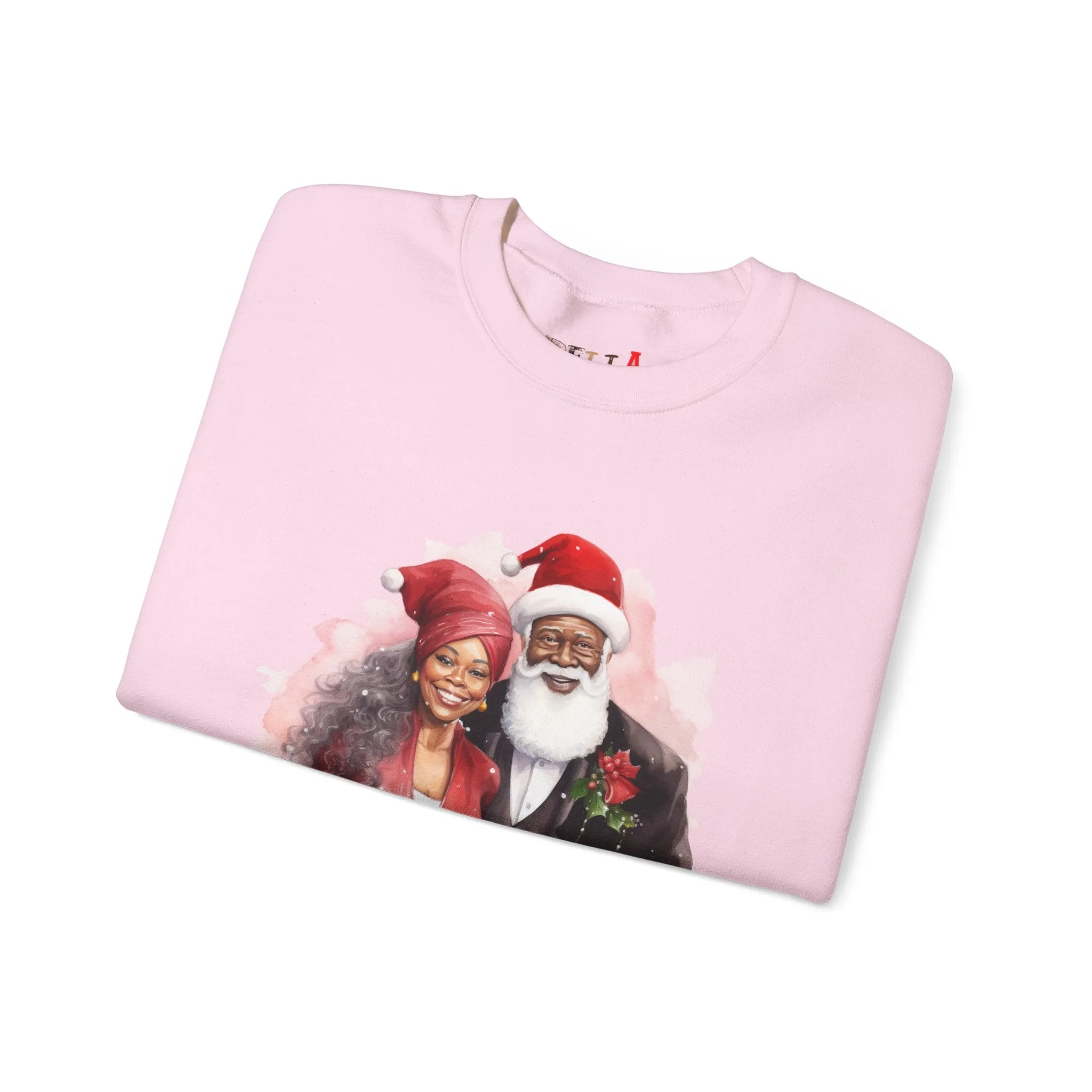 Black Santa 16 Unisex Heavy Blend™ Crewneck Sweatshirt