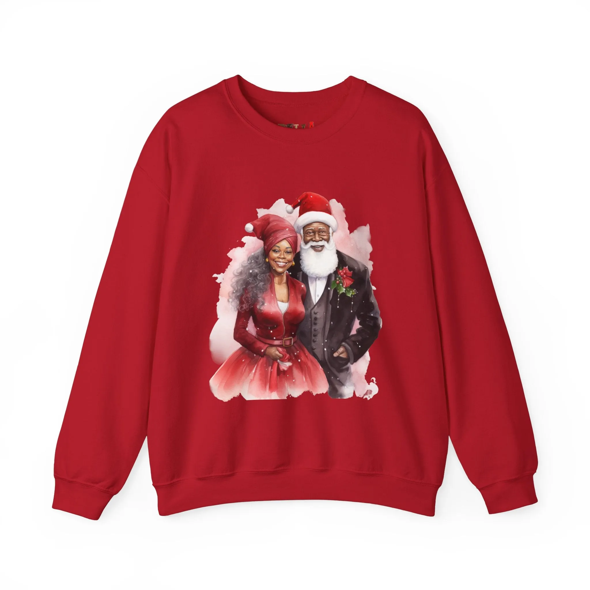 Black Santa 16 Unisex Heavy Blend™ Crewneck Sweatshirt