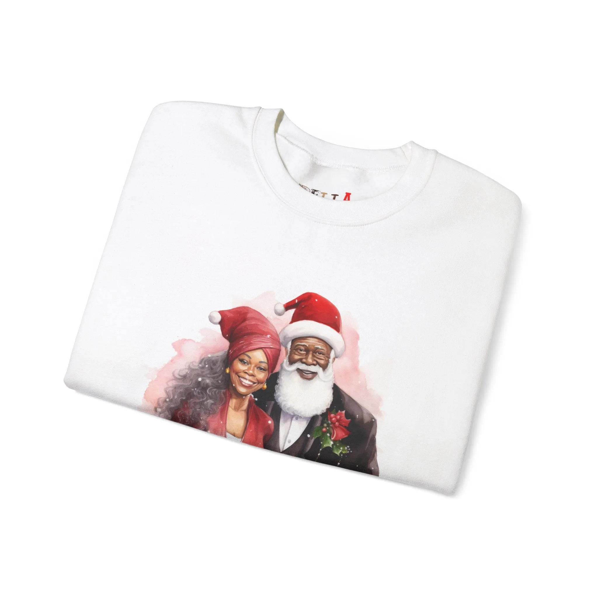 Black Santa 16 Unisex Heavy Blend™ Crewneck Sweatshirt