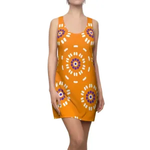 Bloom Racerback Dress with Floral Elegance