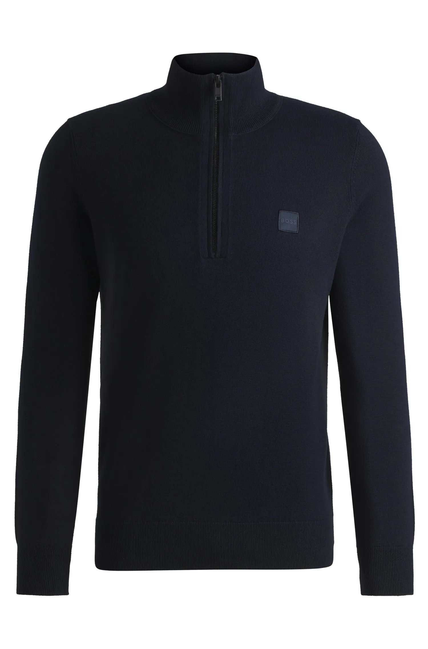BOSS Sweaters Regular Fit in Cotton Mix - KANOBIX_S 10265846 01-50527585
