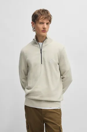 BOSS Sweaters Regular Fit in Cotton Mix - KANOBIX_S 10265846 01-50527585