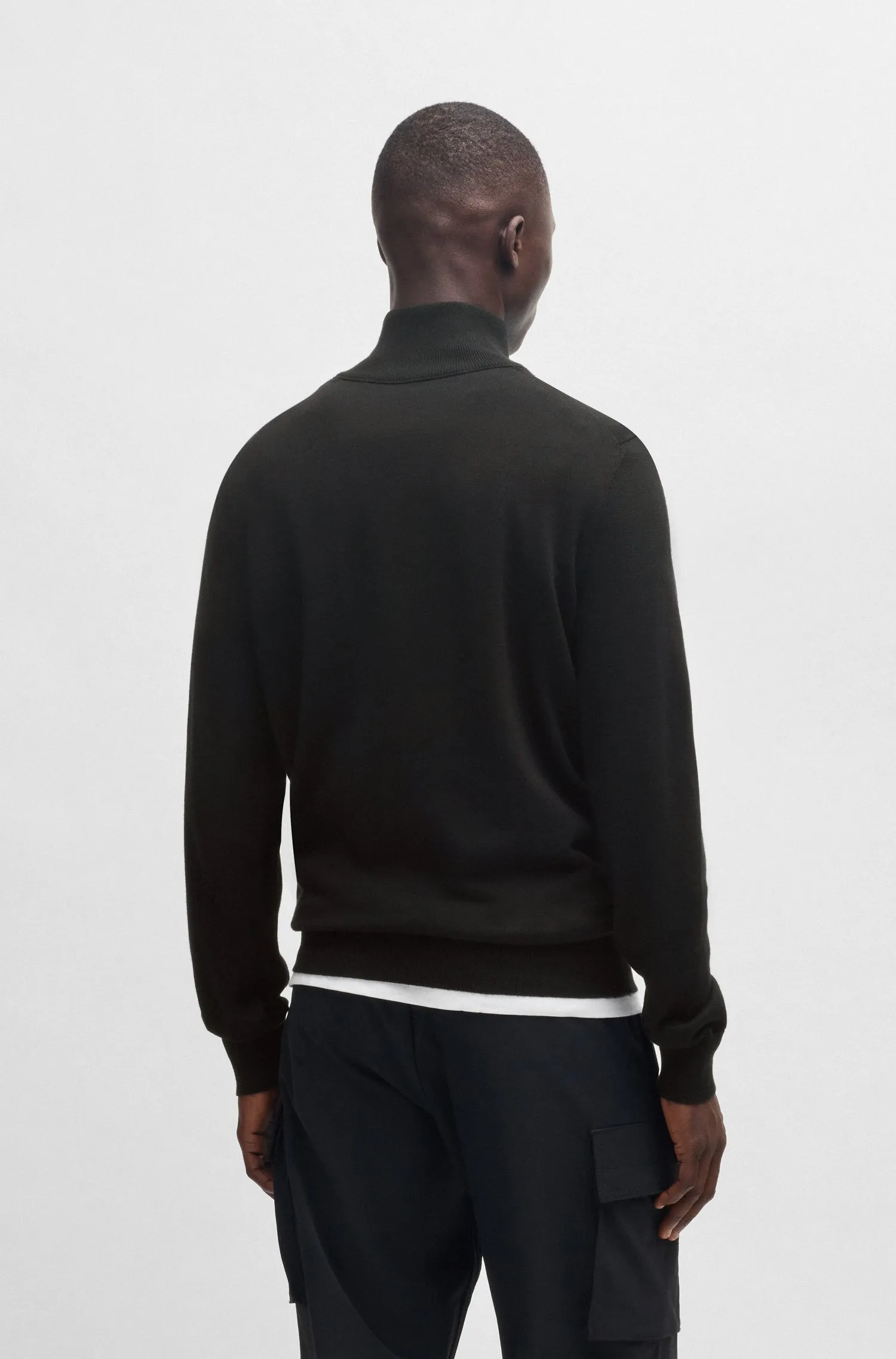 BOSS Sweaters Regular Fit in Cotton Mix - KANOBIX_S 10265846 01-50527585