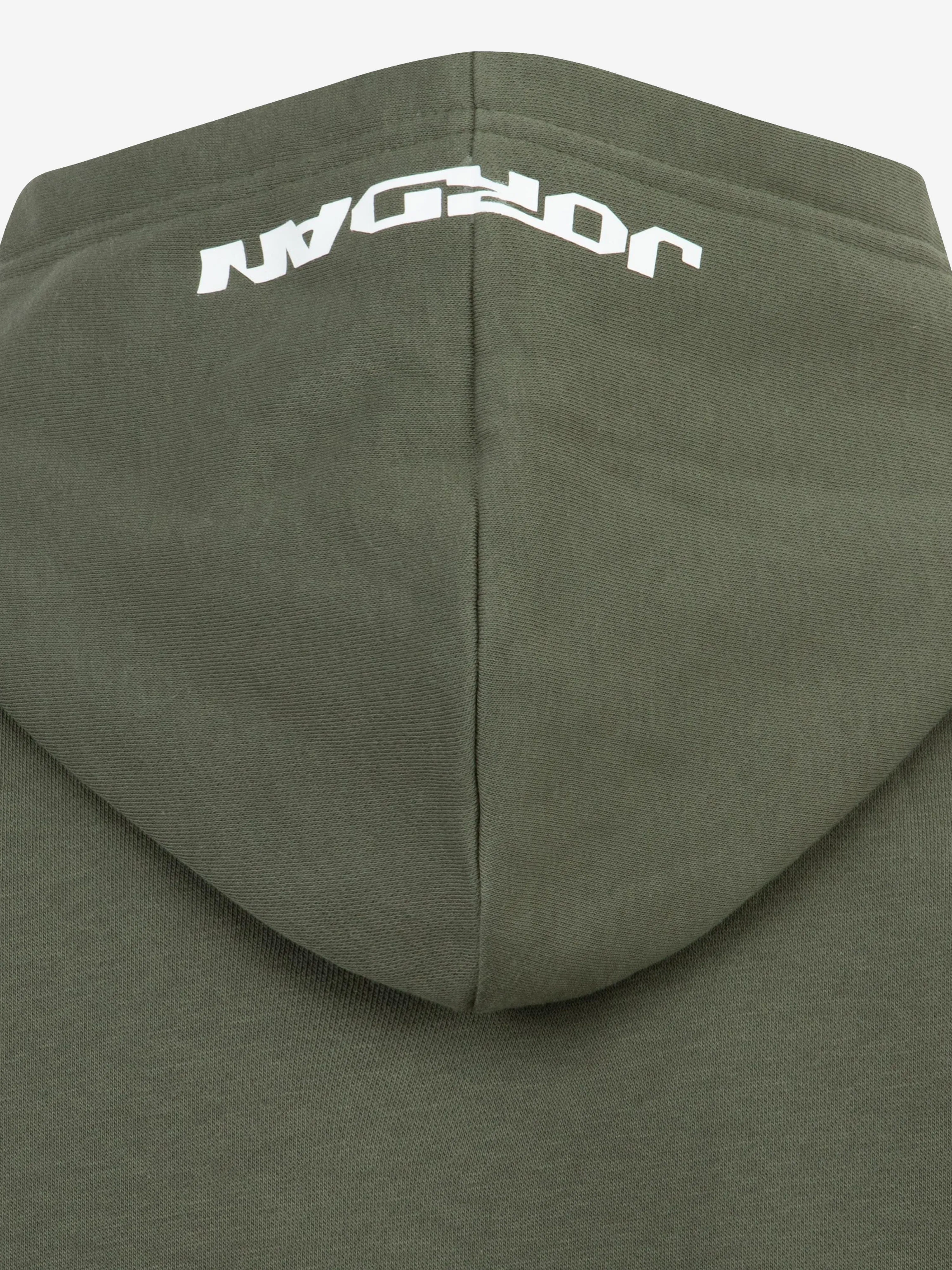 Boys MJ Flight Hoodie in Green