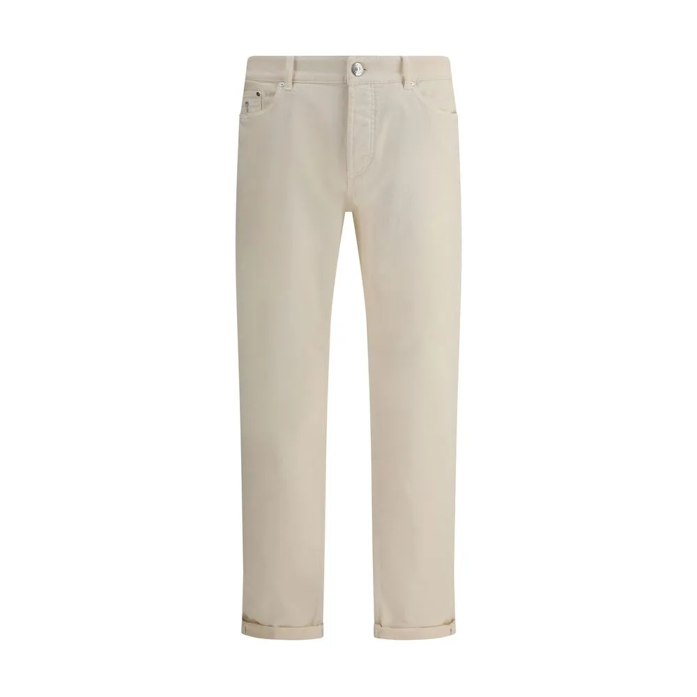 Brunello Cucinelli Jeans with turn-up hem