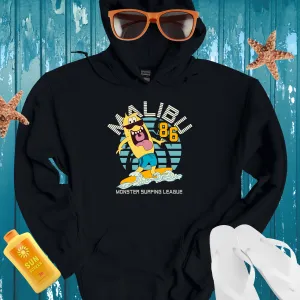 California Surf Hoodie With Malibu Wave Vibes