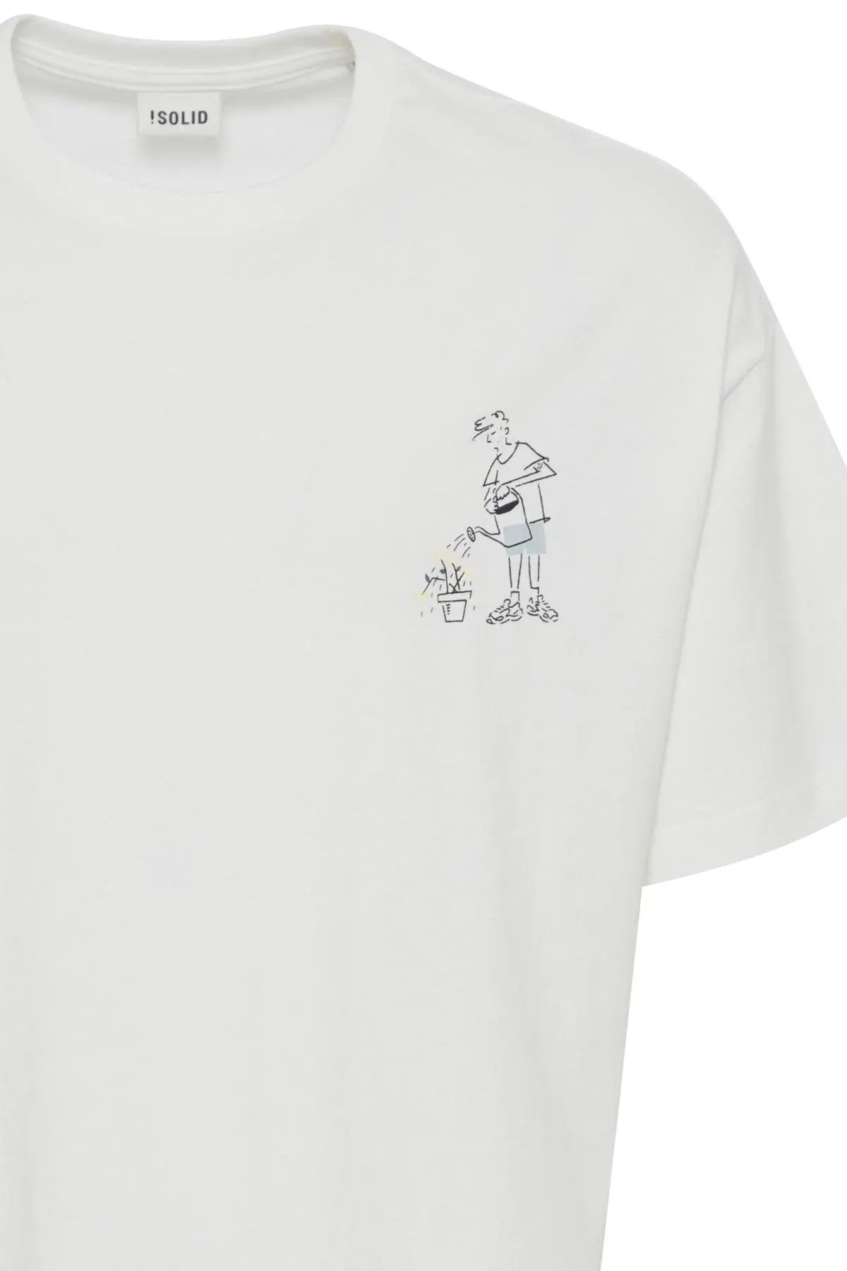Camiseta !Solid Imre Off White