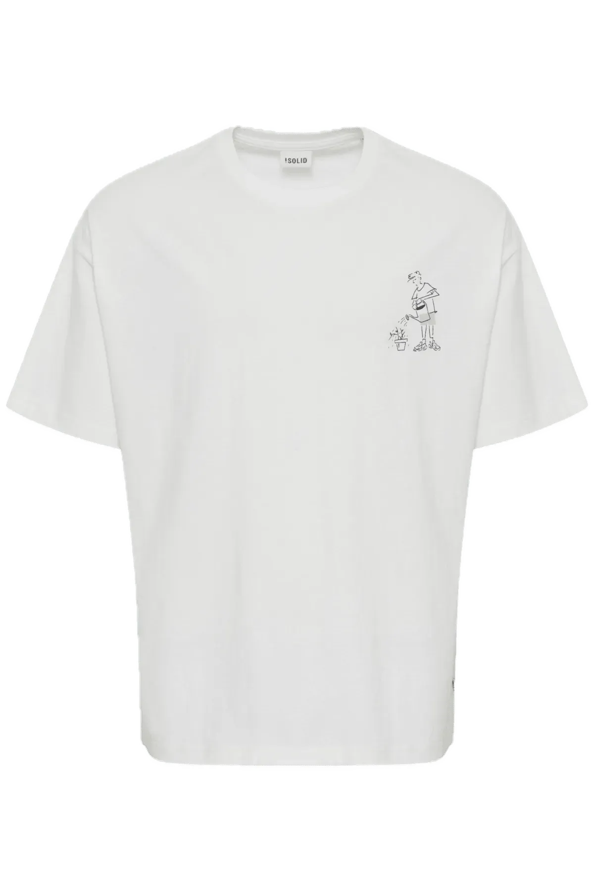 Camiseta !Solid Imre Off White