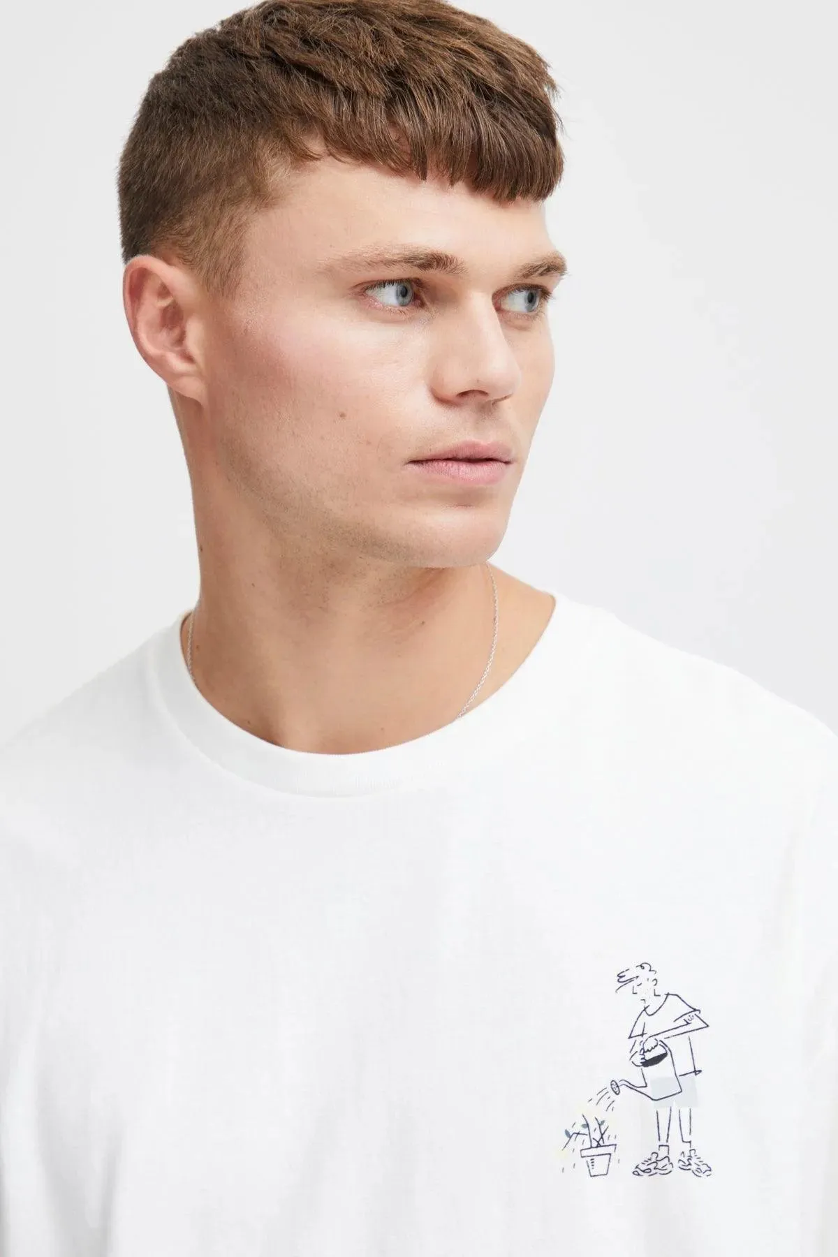 Camiseta !Solid Imre Off White