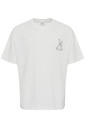 Camiseta !Solid Imre Off White
