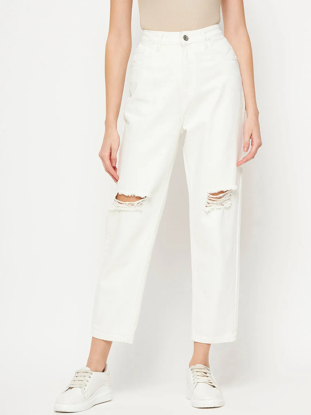 Camla Barcelona White Denim
