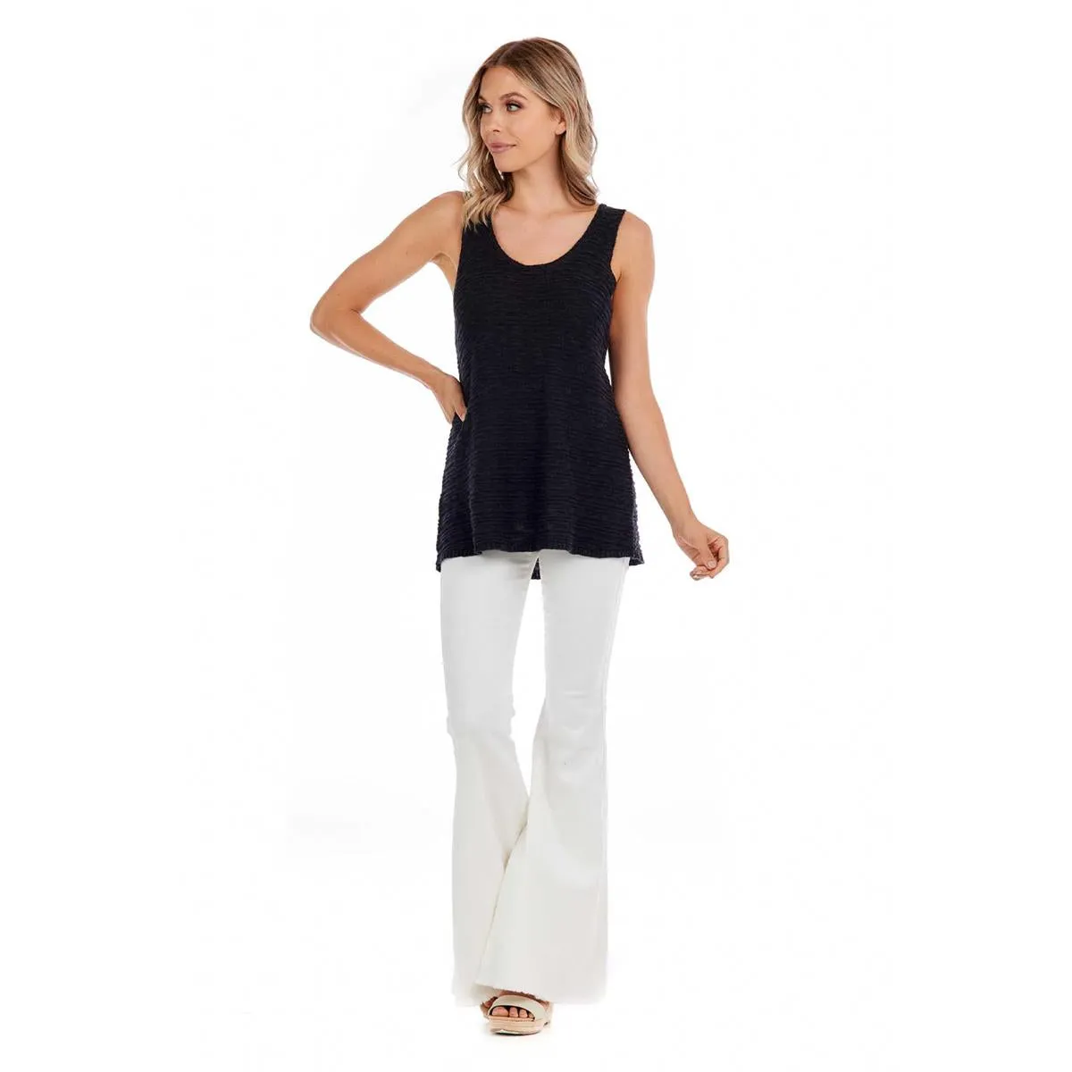Cherri Knit Tank {Black}