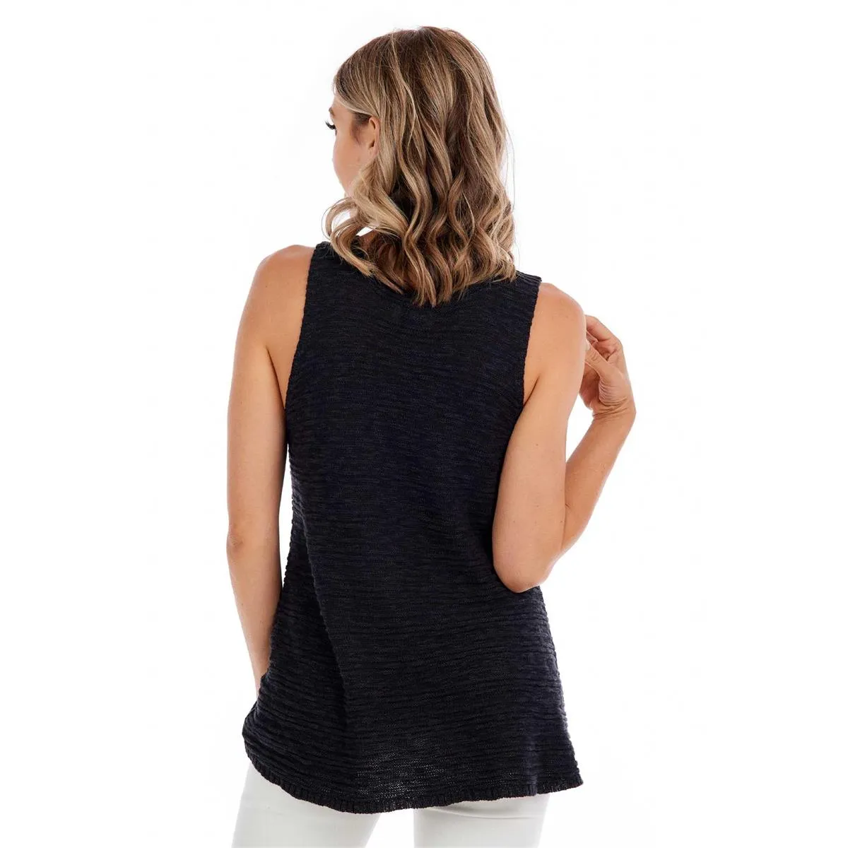 Cherri Knit Tank {Black}