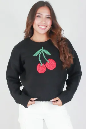 CHERRY GIRL SWEATER