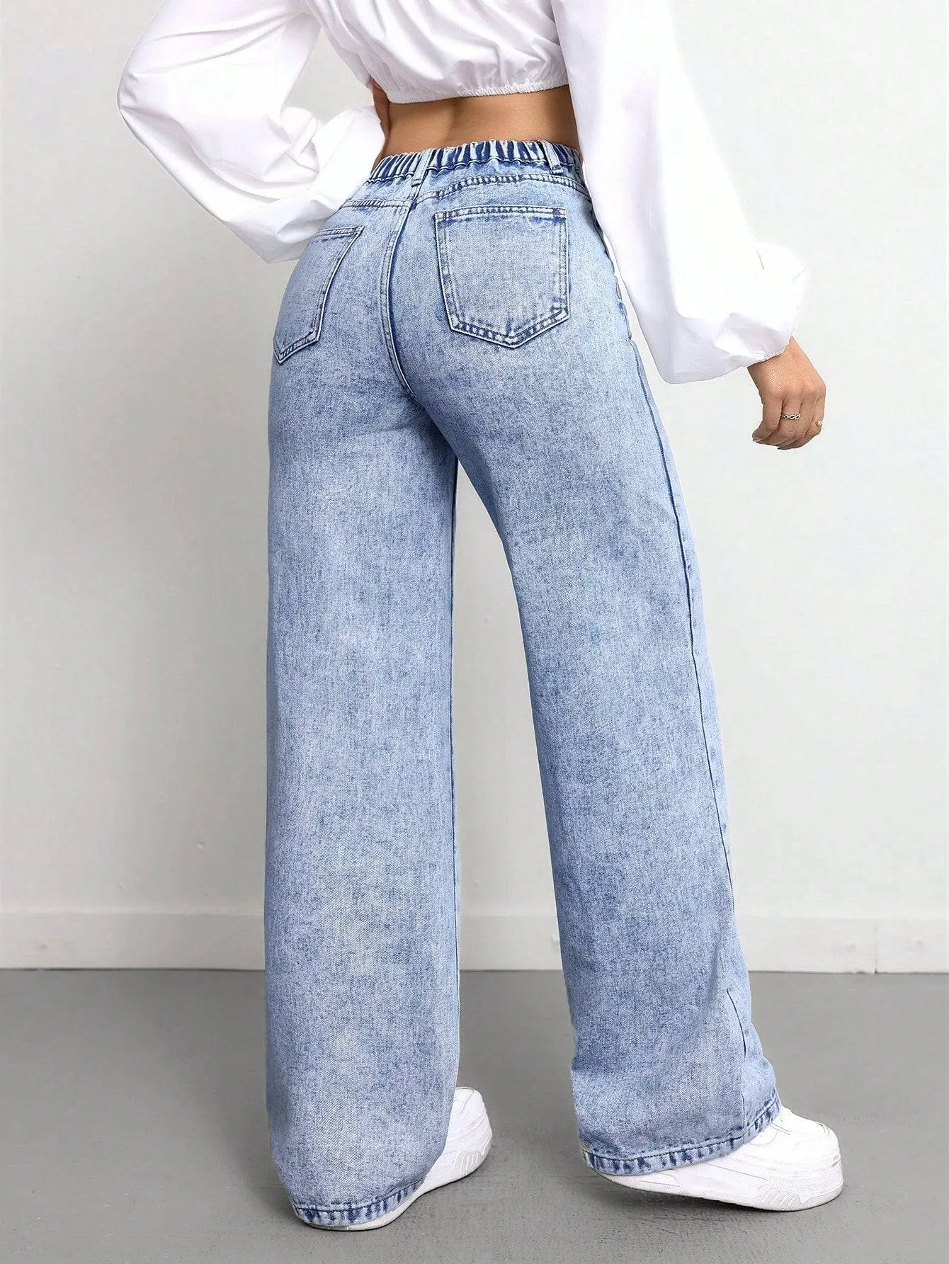 Classic Chic Stonewash High Rise Jeans