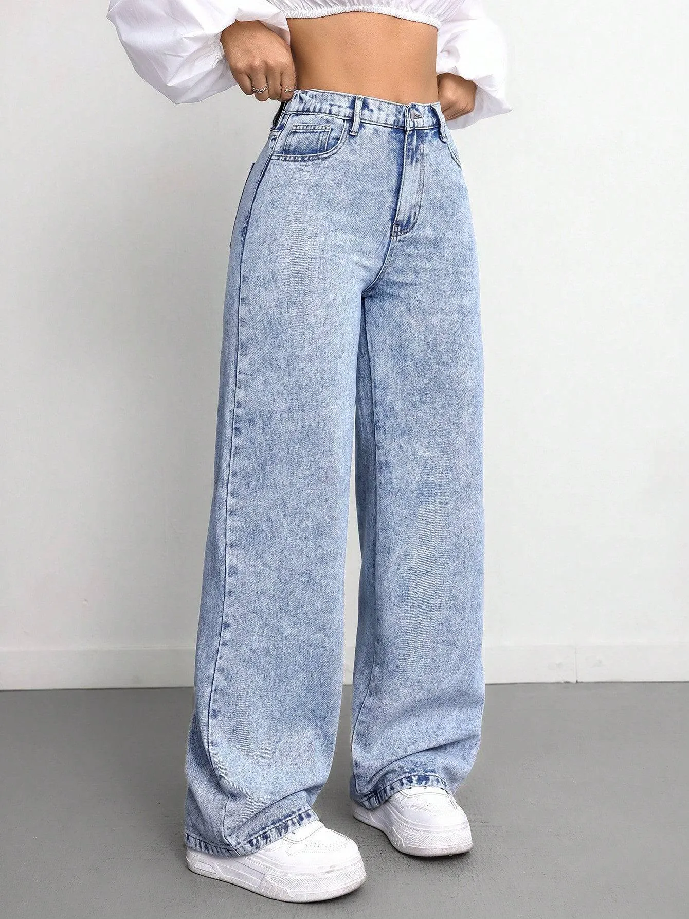 Classic Chic Stonewash High Rise Jeans