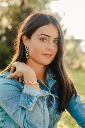 Classic Gold Link Earrings