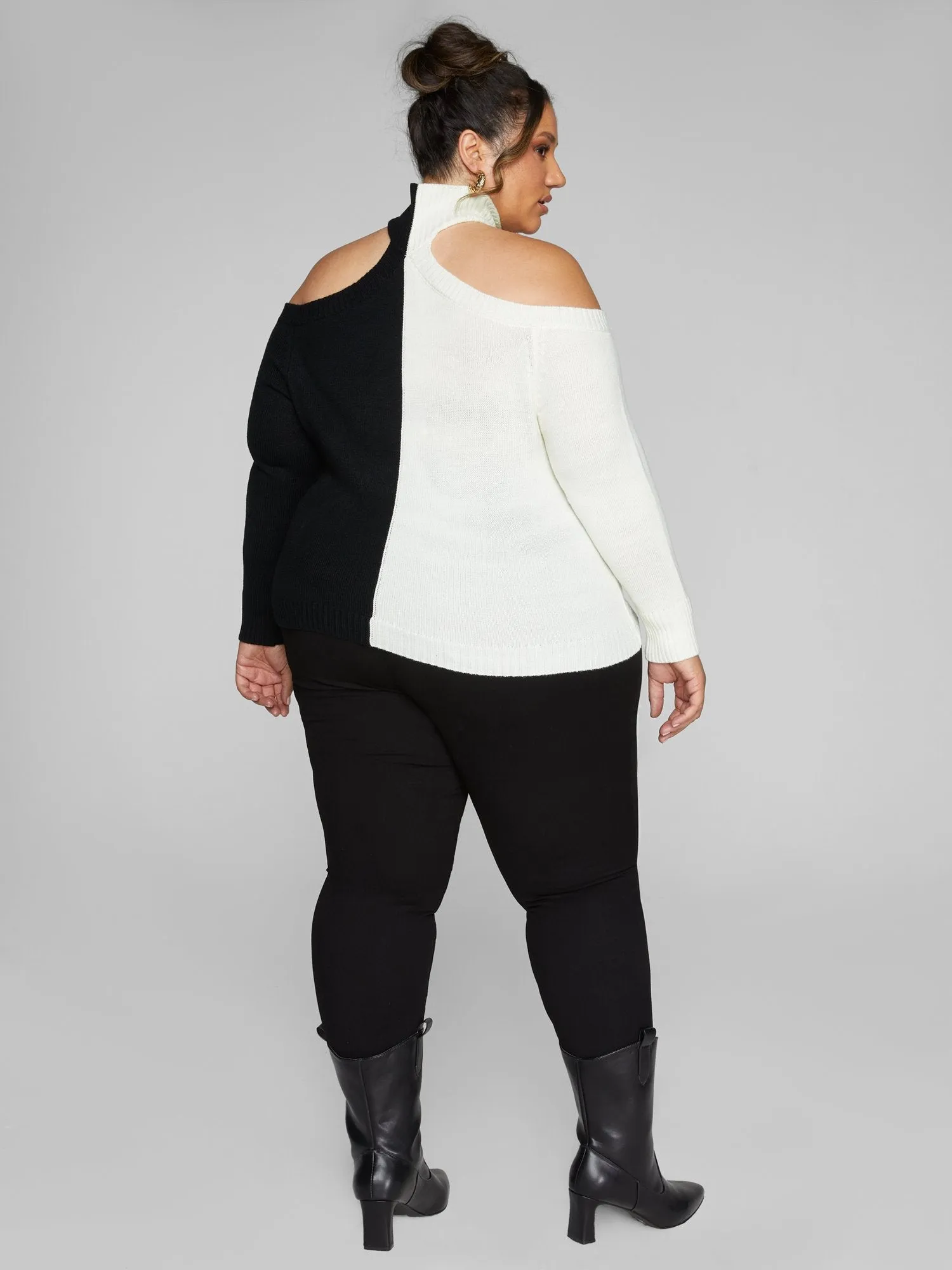 Cleo Colorblock Cutout Sweater