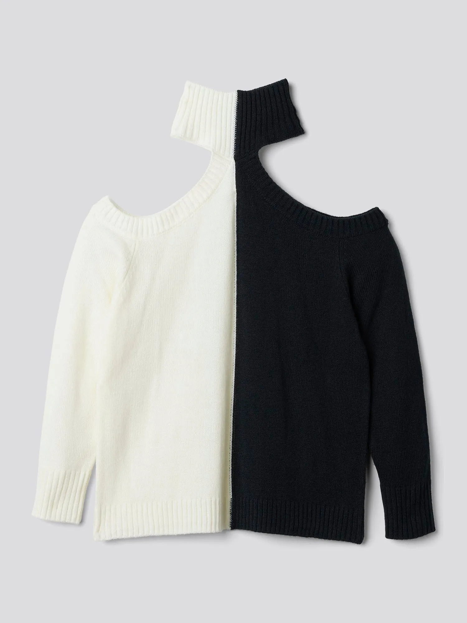 Cleo Colorblock Cutout Sweater
