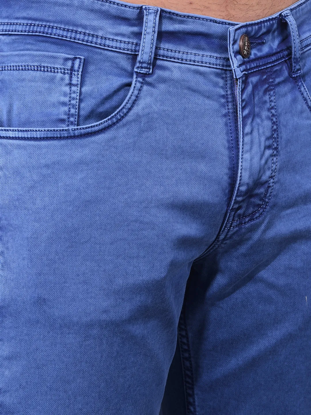 COBB Denim Blue Narrow Fit Premium Jeans
