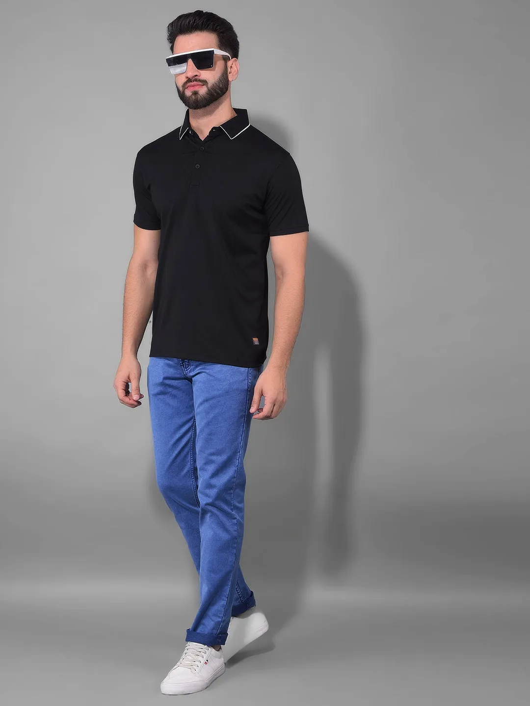 COBB Denim Blue Narrow Fit Premium Jeans