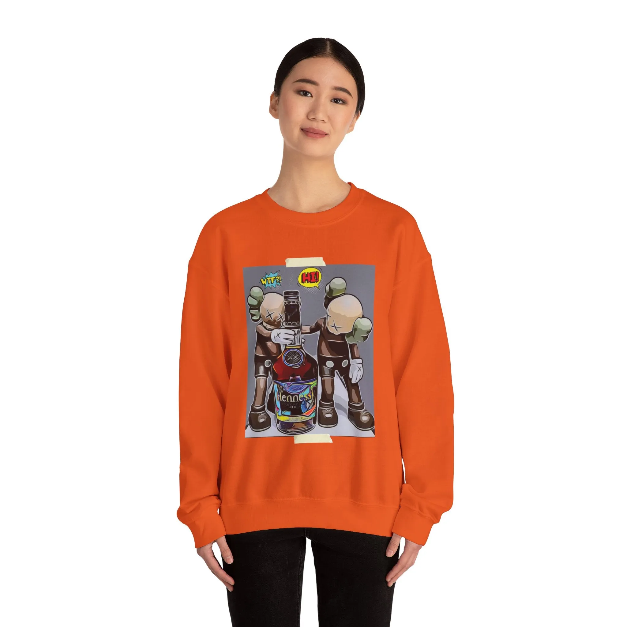 Comic Book XX Cognac Pic -  Crewneck Sweatshirt