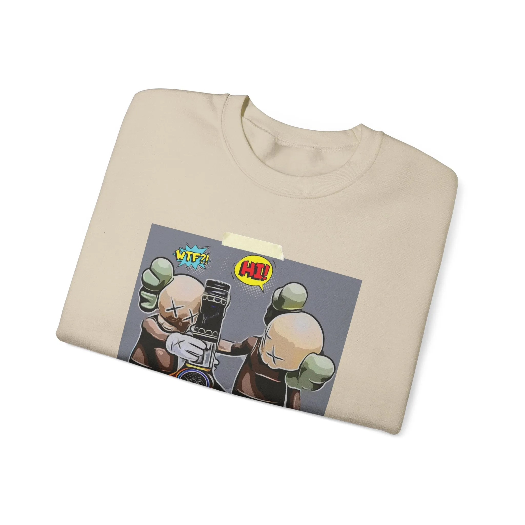 Comic Book XX Cognac Pic -  Crewneck Sweatshirt