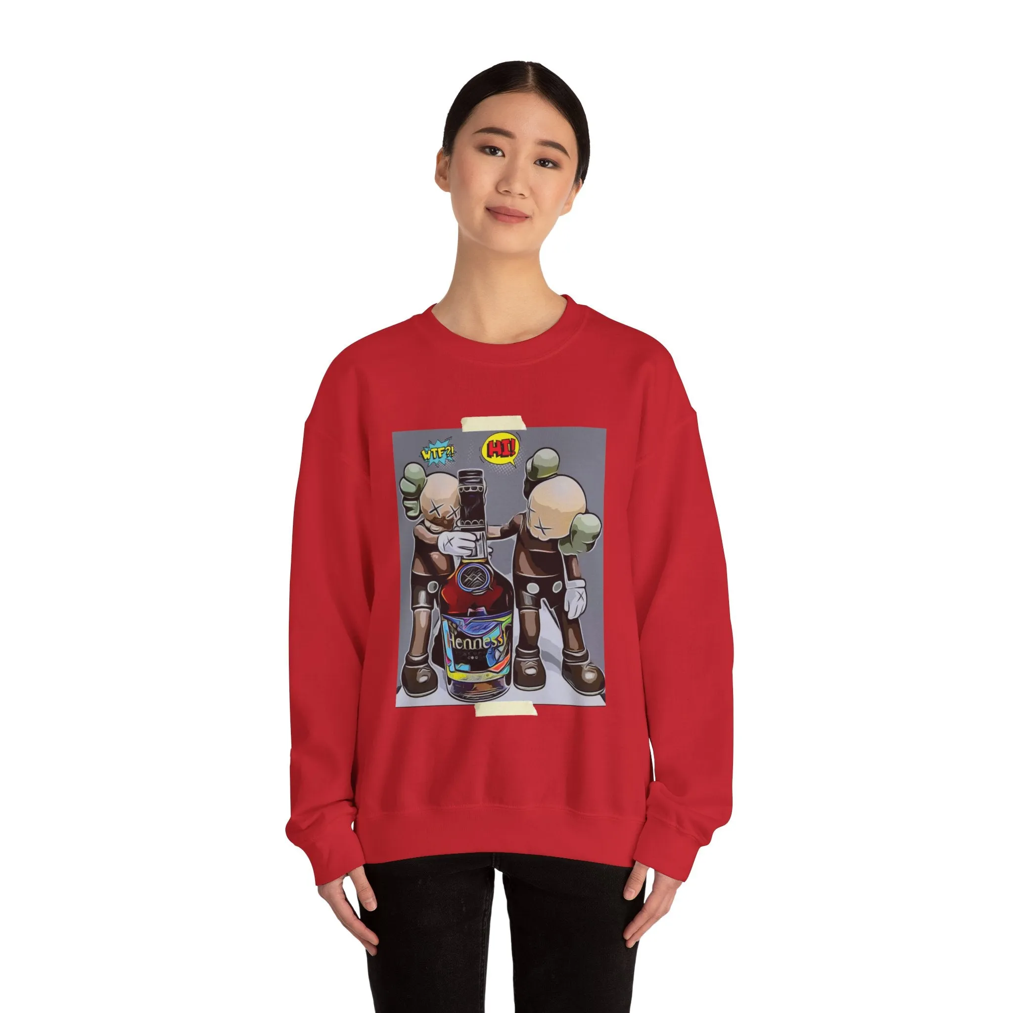 Comic Book XX Cognac Pic -  Crewneck Sweatshirt