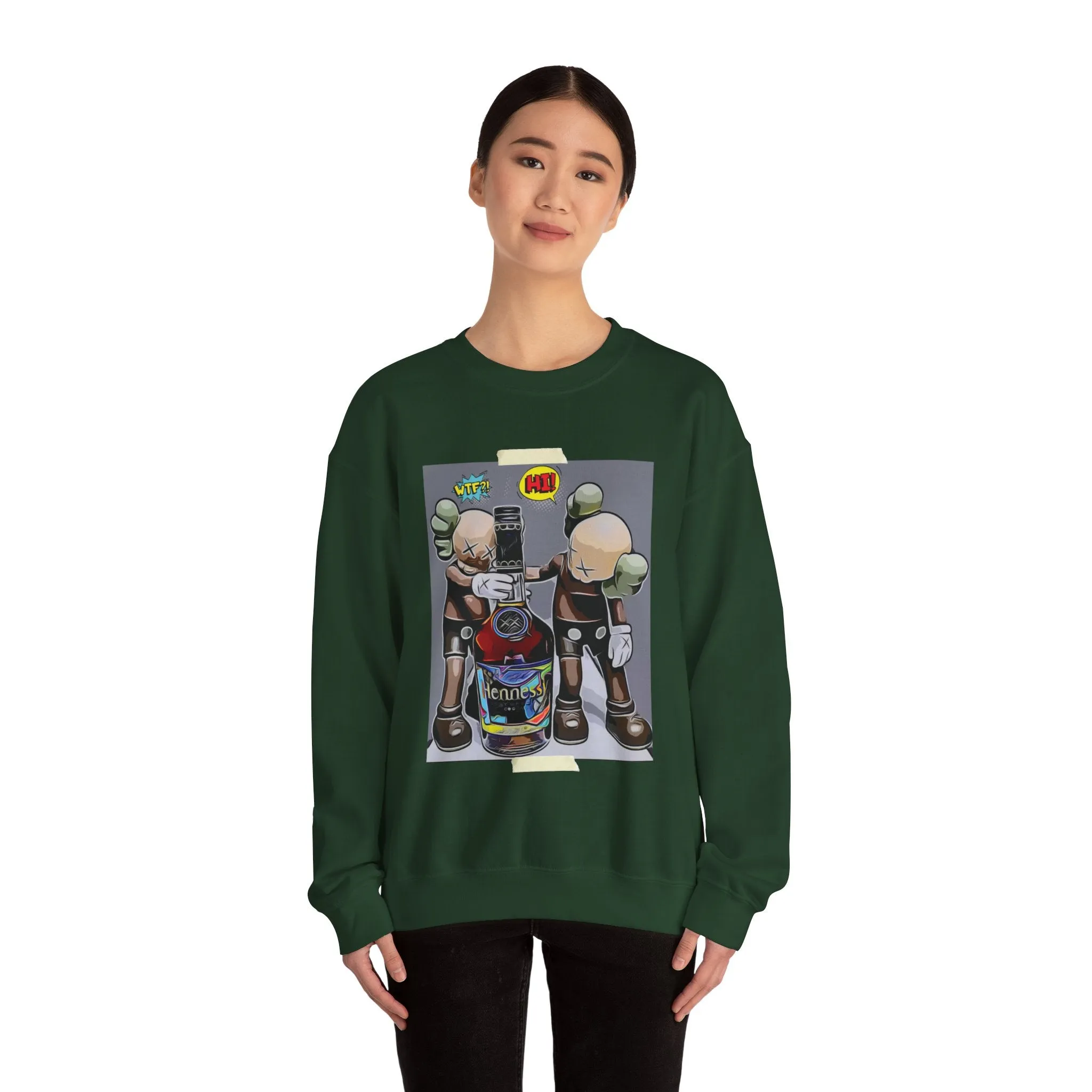 Comic Book XX Cognac Pic -  Crewneck Sweatshirt