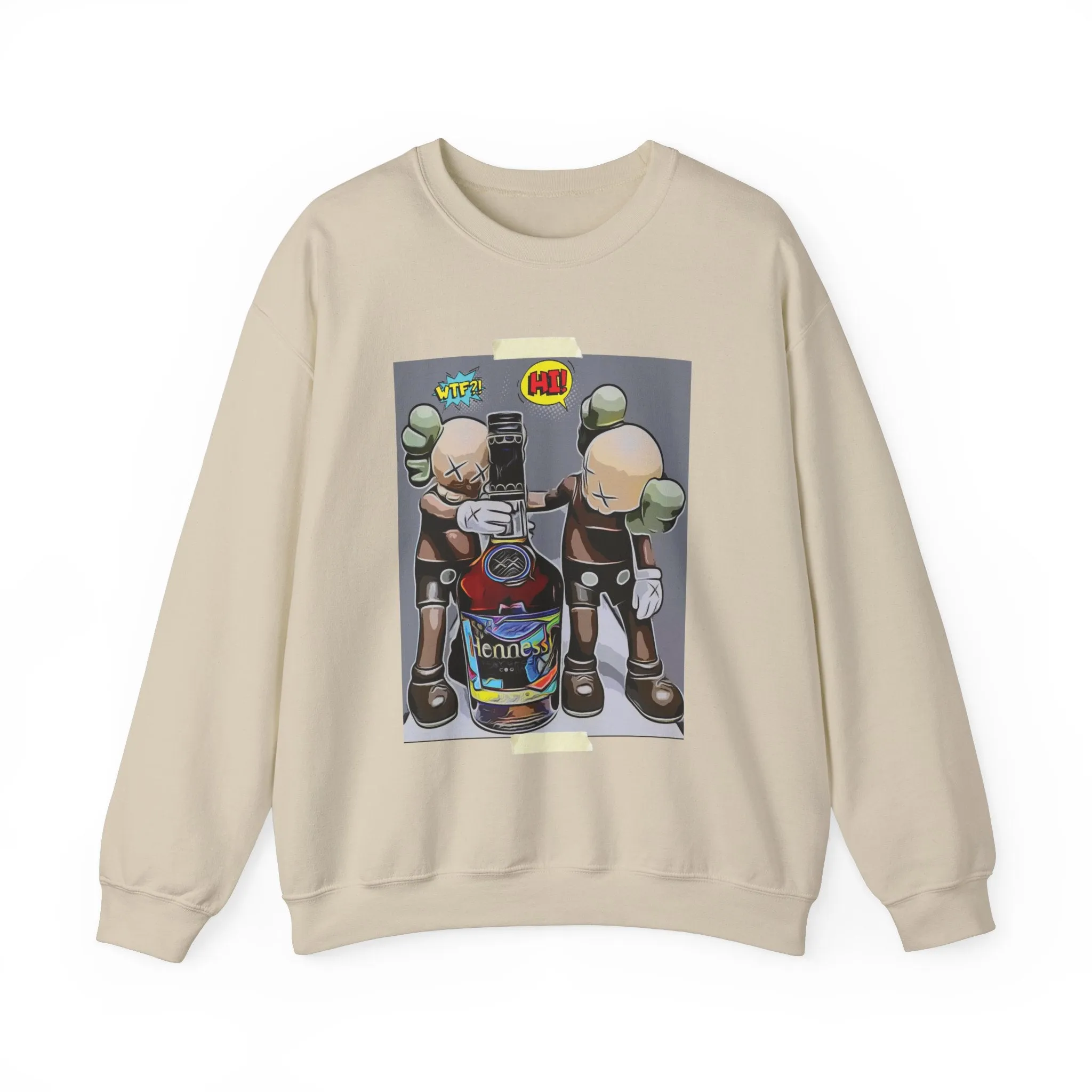Comic Book XX Cognac Pic -  Crewneck Sweatshirt