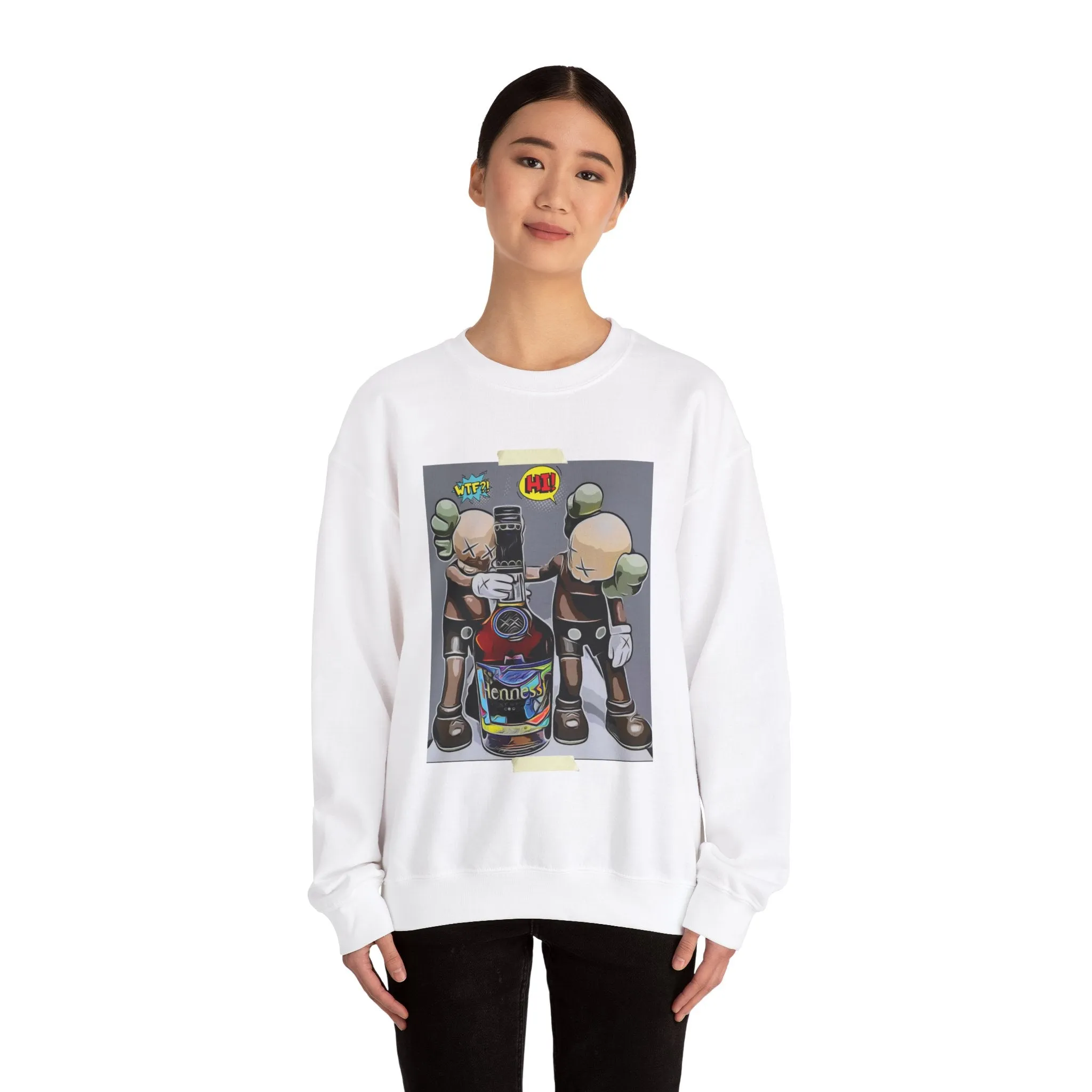 Comic Book XX Cognac Pic -  Crewneck Sweatshirt
